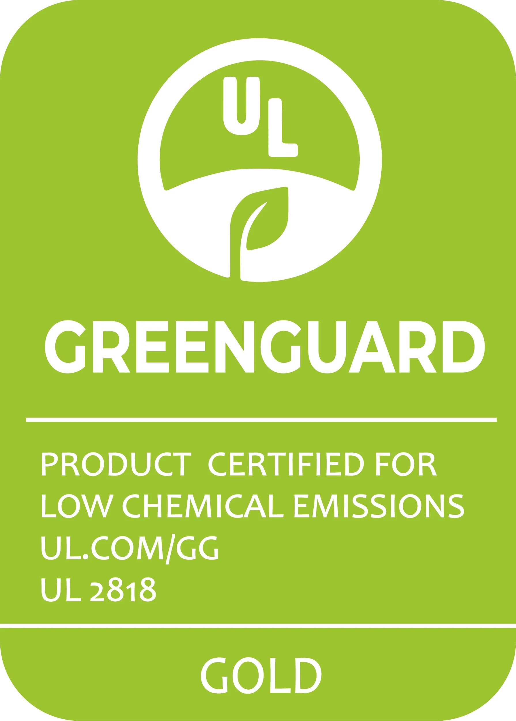 Certificación GREENGUARD Gold